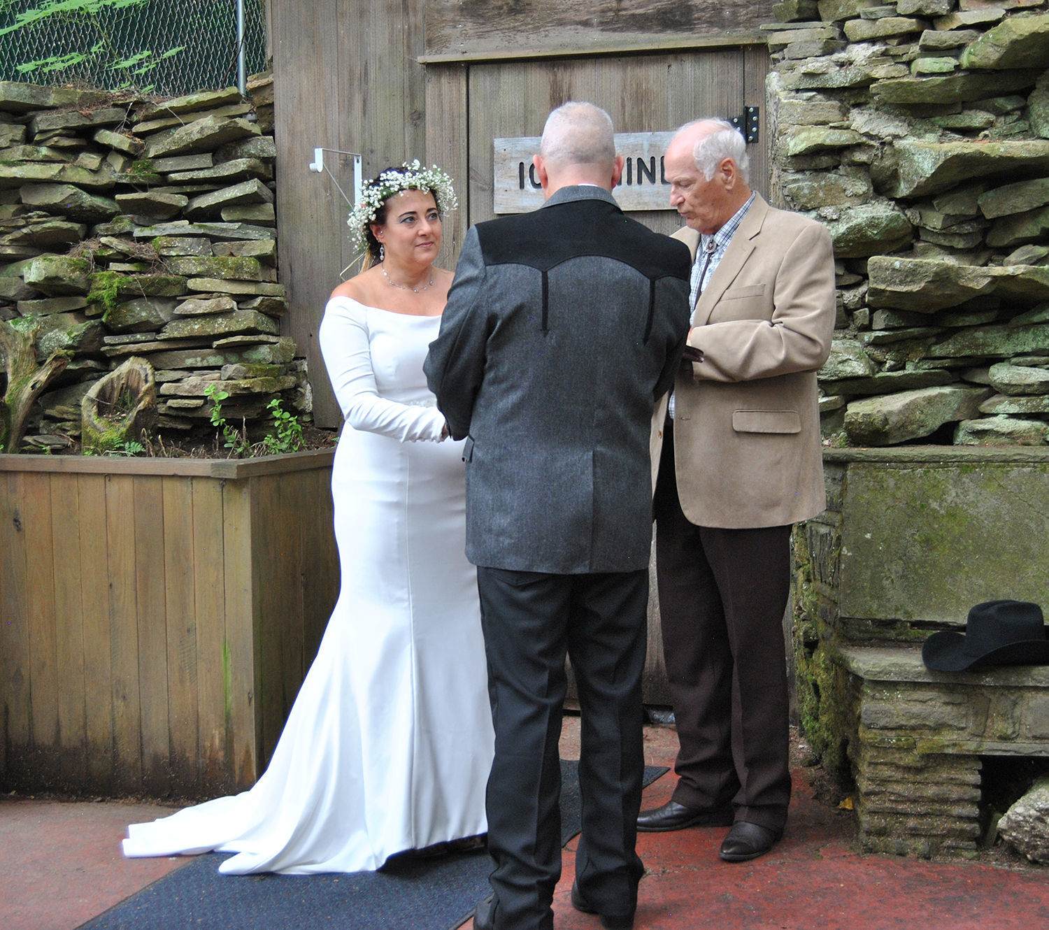 Ice Mine wedding